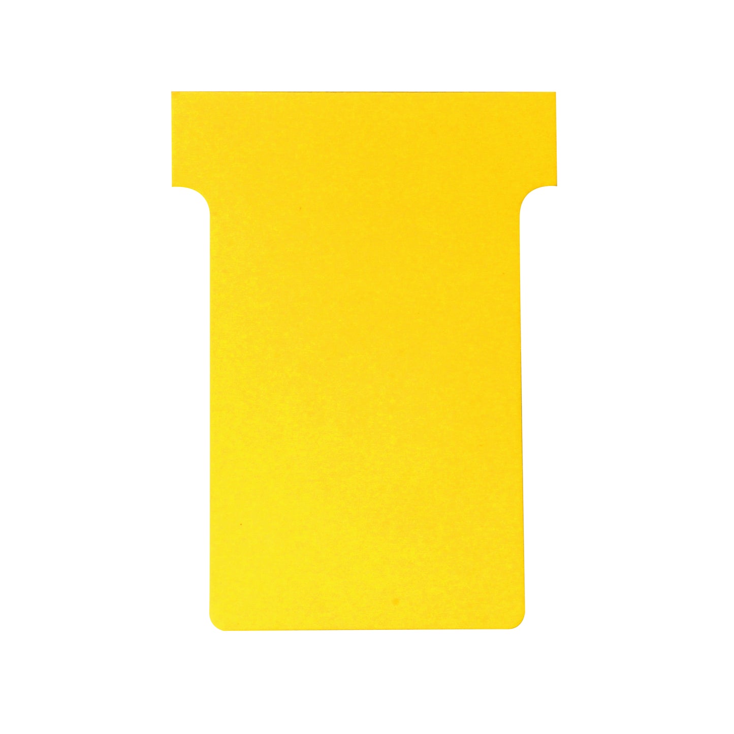 Nobo T-Card Size 4 112 x 180mm Yellow (Pack of 100) 2004004
