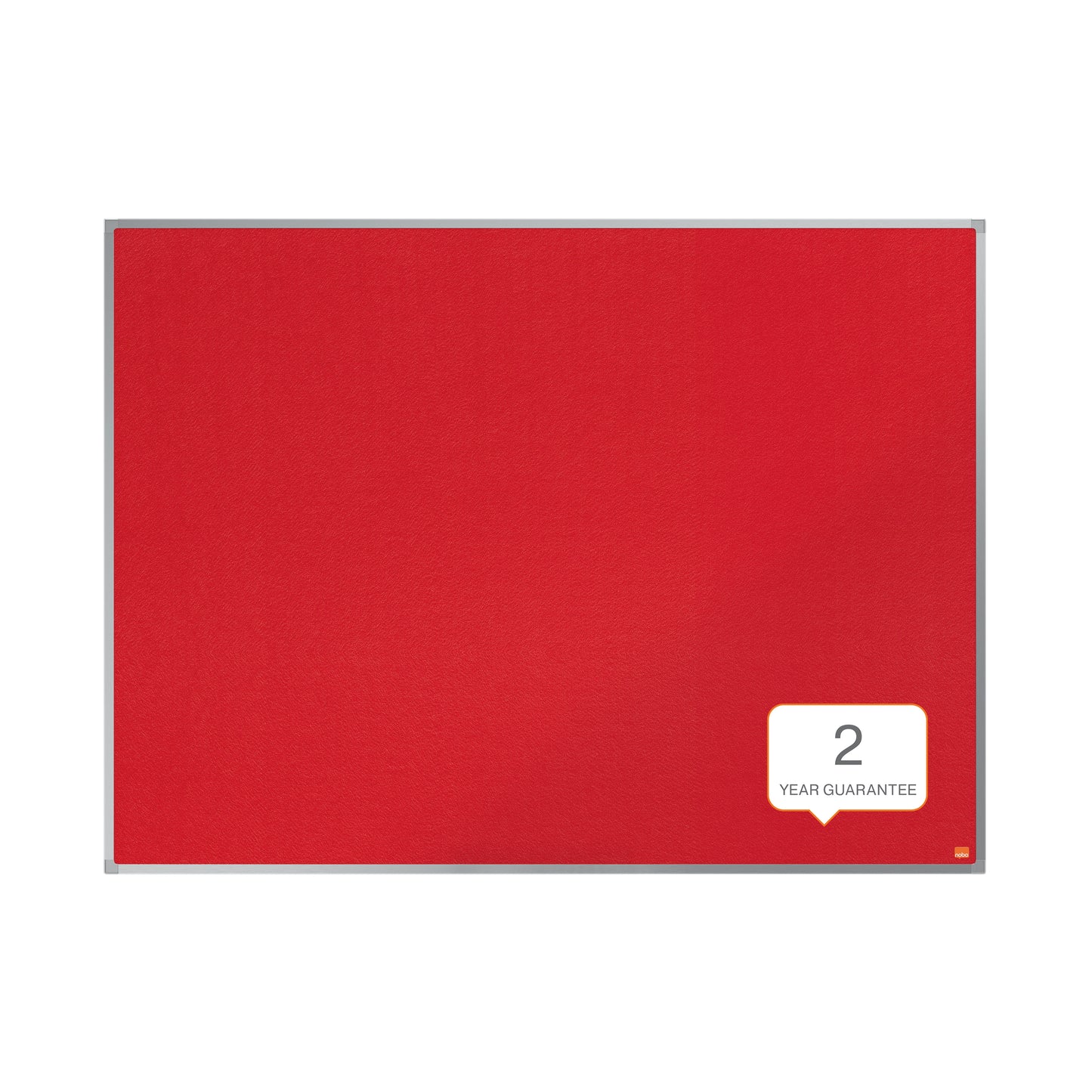 Nobo Basic insert notice board Red Aluminium