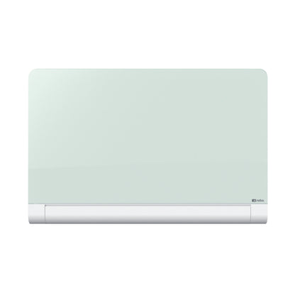 Nobo Impression Pro Glass Magnetic Whiteboard concealed pen tray 45" 100x56cm