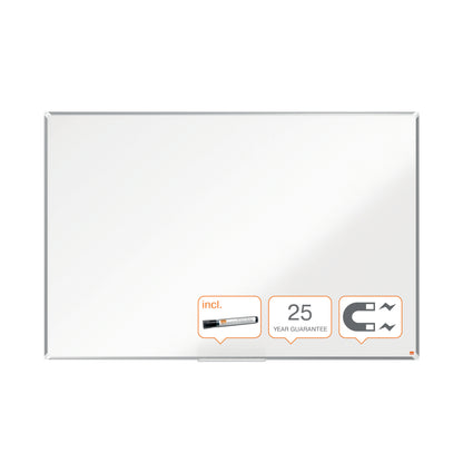 Nobo Premium Plus Enamel Magnetic Whiteboard 900x600mm