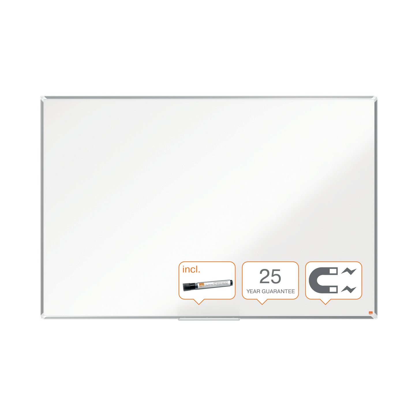 Nobo Premium Plus Enamel Magnetic Whiteboard 1800x1200mm