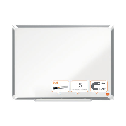 Nobo Premium Plus Steel Magnetic Whiteboard 1800x1200mm