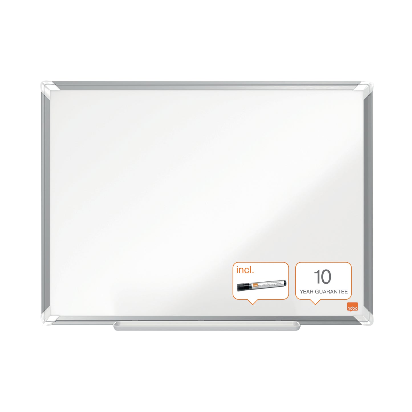 Nobo Premium Plus Melamine Whiteboard 1200 x 900mm 1915168