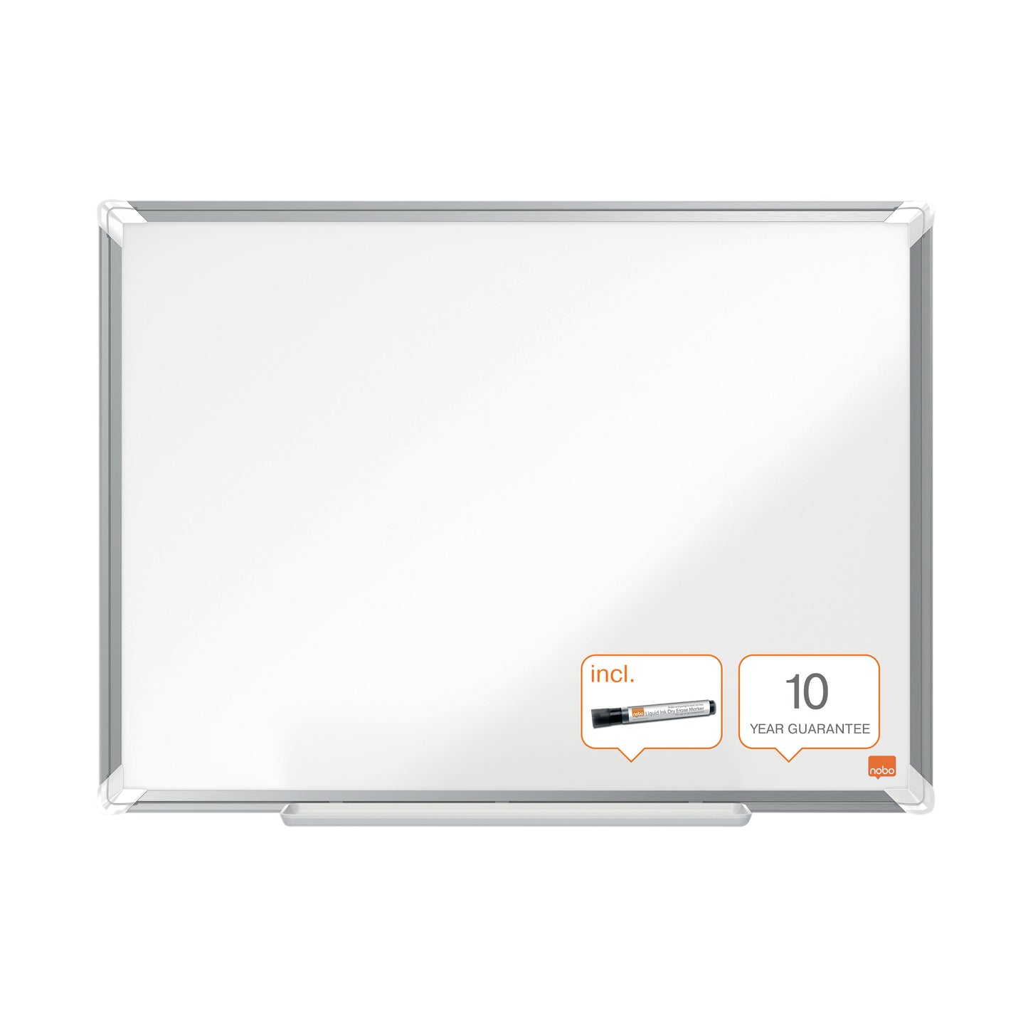 Nobo Premium Plus Melamine Whiteboard 2000 x 1000mm 1915172