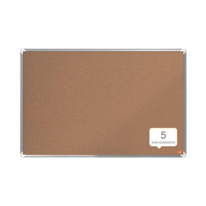 Nobo Premium Plus Cork Notice Board 120x90cm