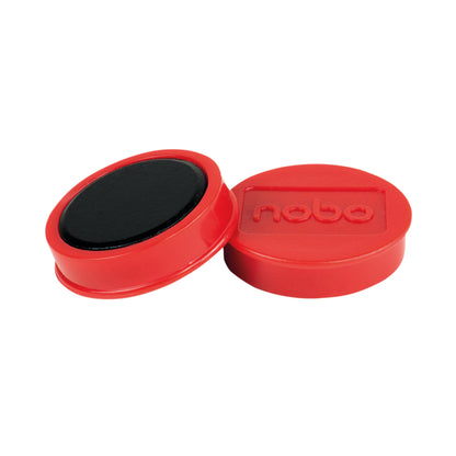 Nobo Magnetic Whiteboard Magnets 10 pack 38mm Coloured Magnets