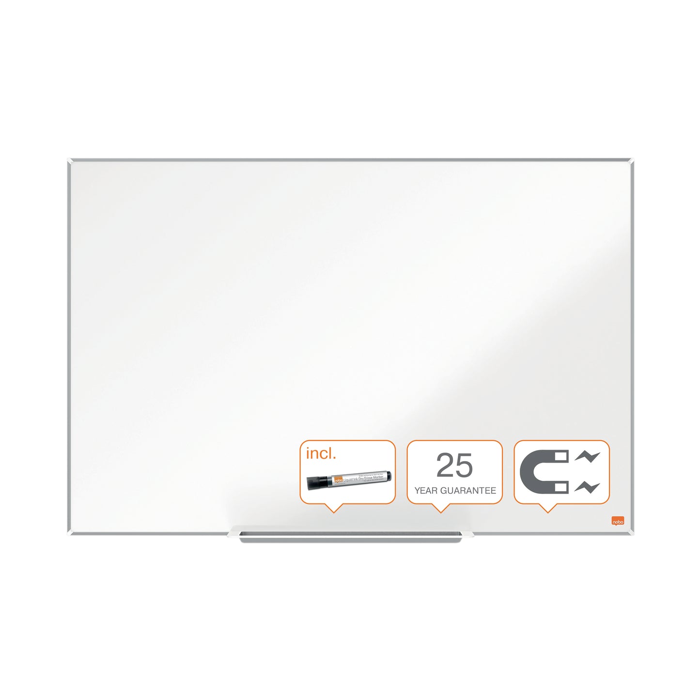 Nobo Impression Pro Enamel Magnetic Whiteboard 90x60cm