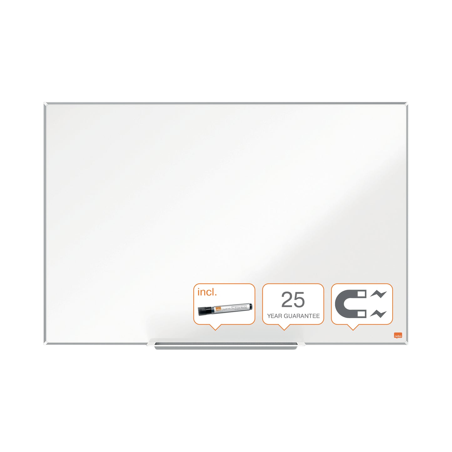 Nobo Impression Pro Enamel Magnetic Whiteboard 180x120cm
