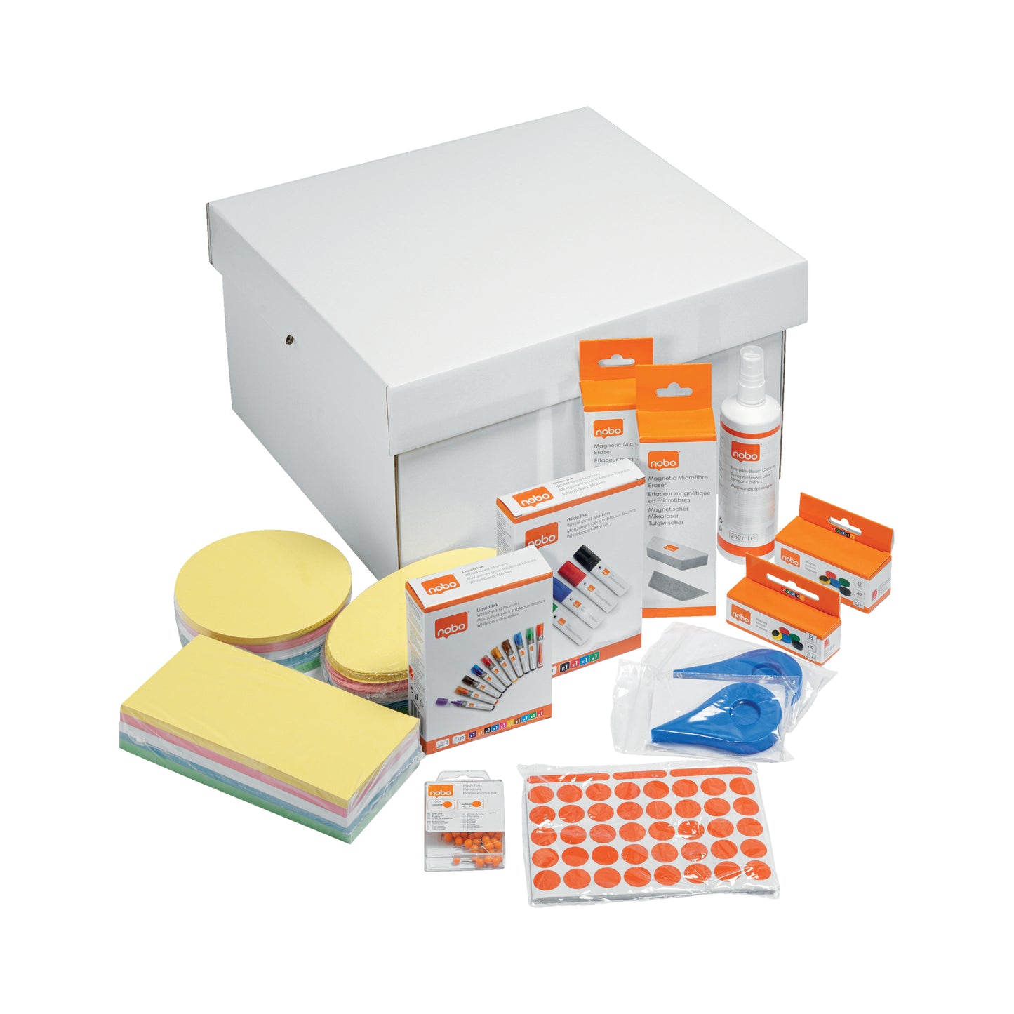 Nobo Move & Meet Mobile Collaboration System Whiteboard and Notice Board Accessory Kit