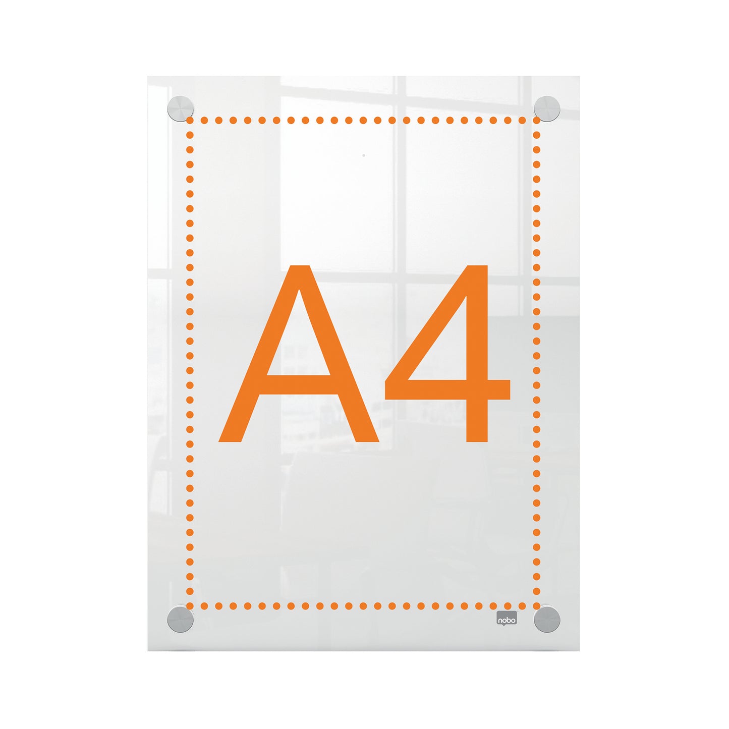 Nobo Premium Plus A4 Clear Acrylic Wall Mounted Poster Frame