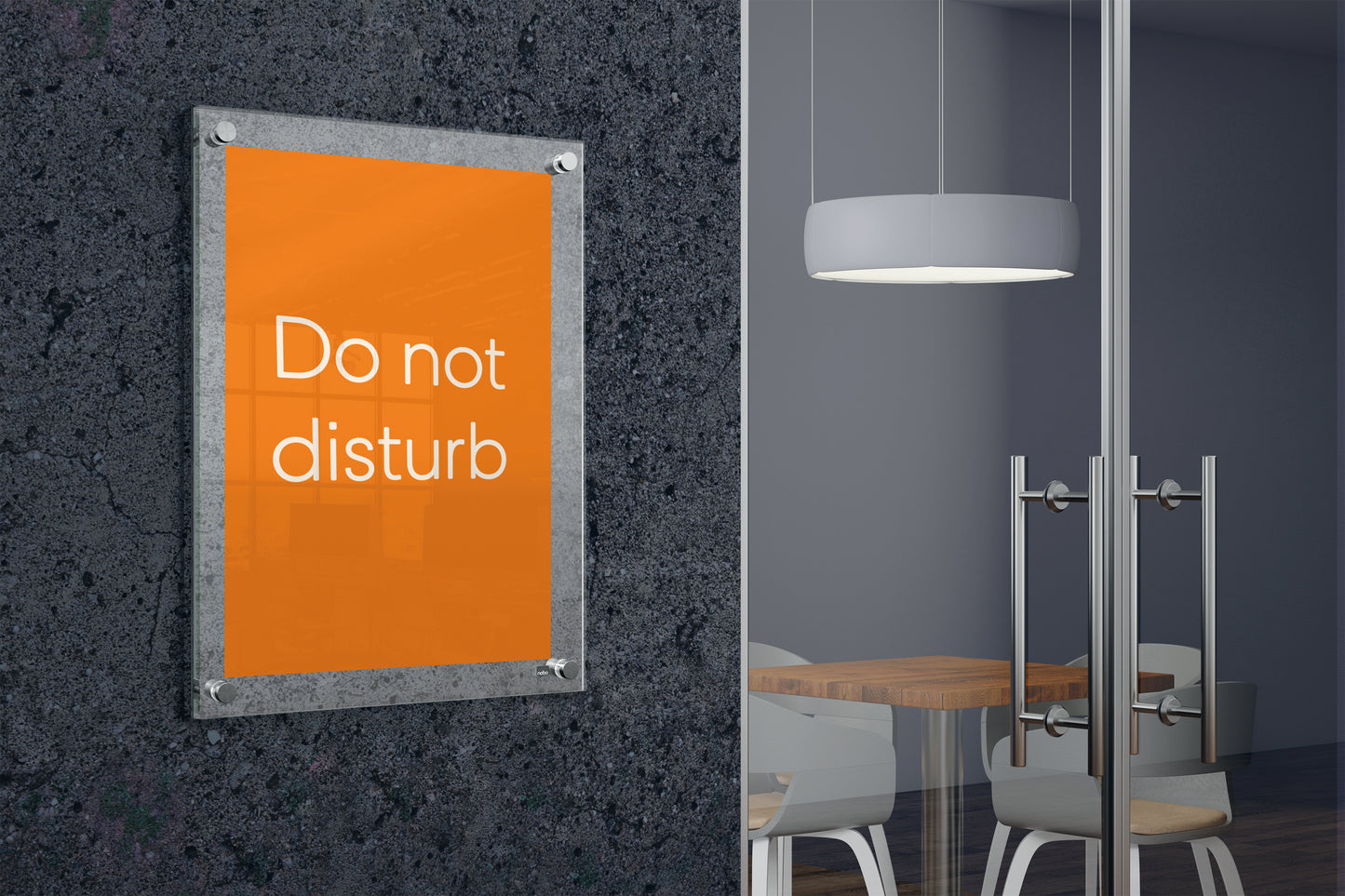 Nobo Premium Plus A4 Clear Acrylic Wall Mounted Poster Frame