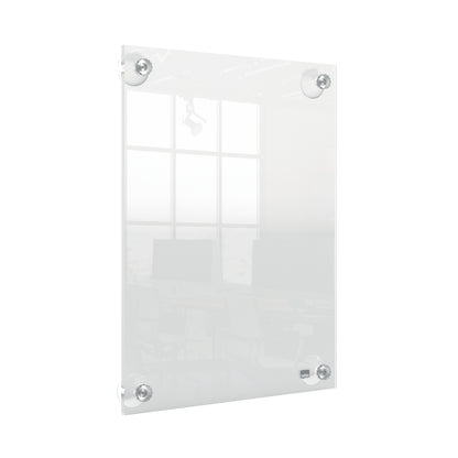 Nobo Premium Plus A4 Clear Acrylic Wall Mounted Repositionable Poster Frame