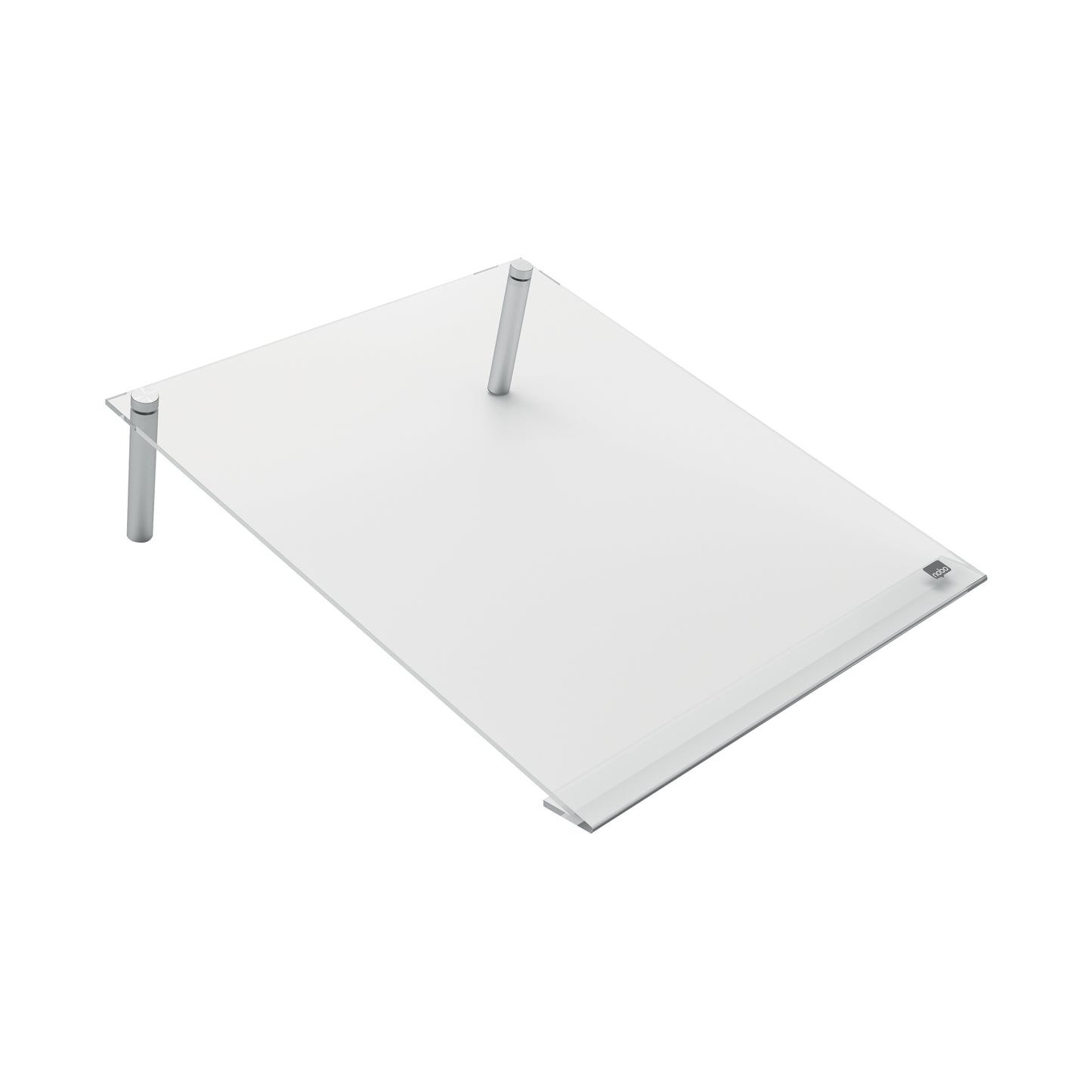Nobo Transparent Acrylic Mini Whiteboard Slanted Desktop Writing Pad A4