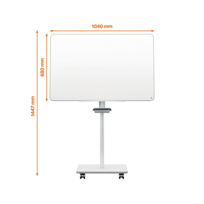 Nobo Move & Meet Mobile Magnetic Flipchart Easel 680x1040mm