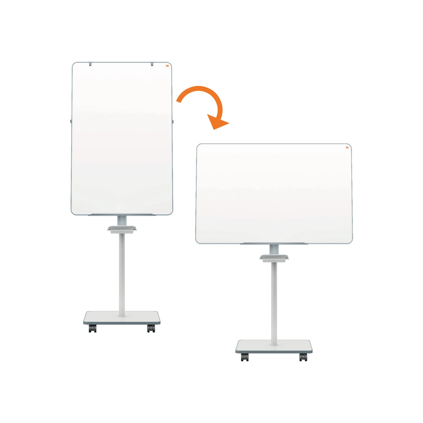 Nobo Move & Meet Mobile Magnetic Flipchart Easel 680x1040mm