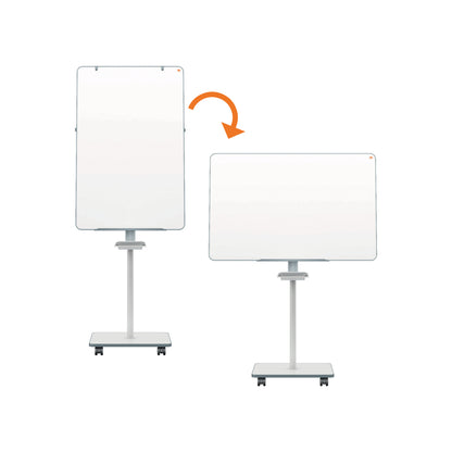 Nobo Move & Meet Mobile Magnetic Flipchart Easel 680x1040mm