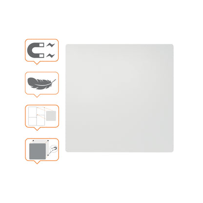 Nobo Frameless Magnetic Modular Whiteboard 450x450mm