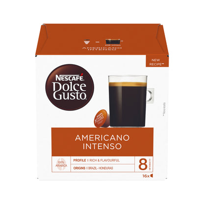 Nescafe Dolce Gusto Americano Intenso Coffee 132.8g (Pack of 48) 12528702