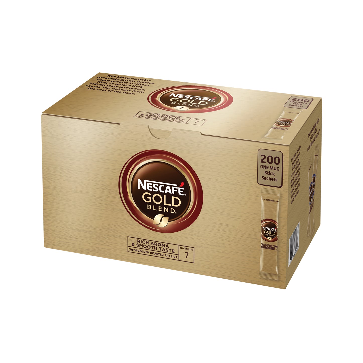 Nescafe Gold Blend One Cup Sticks Coffee Sachets (Pack of 200) 12340523