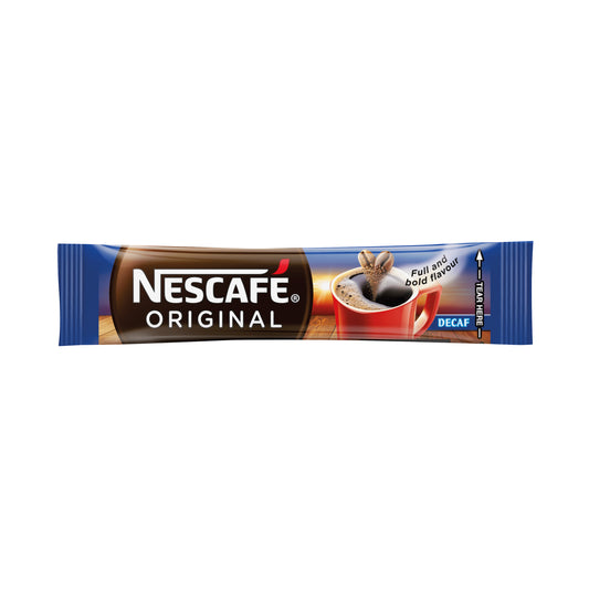 Nescafe Decaffeinated One Cup Sticks Coffee Sachets (Pack of 200) 12315595