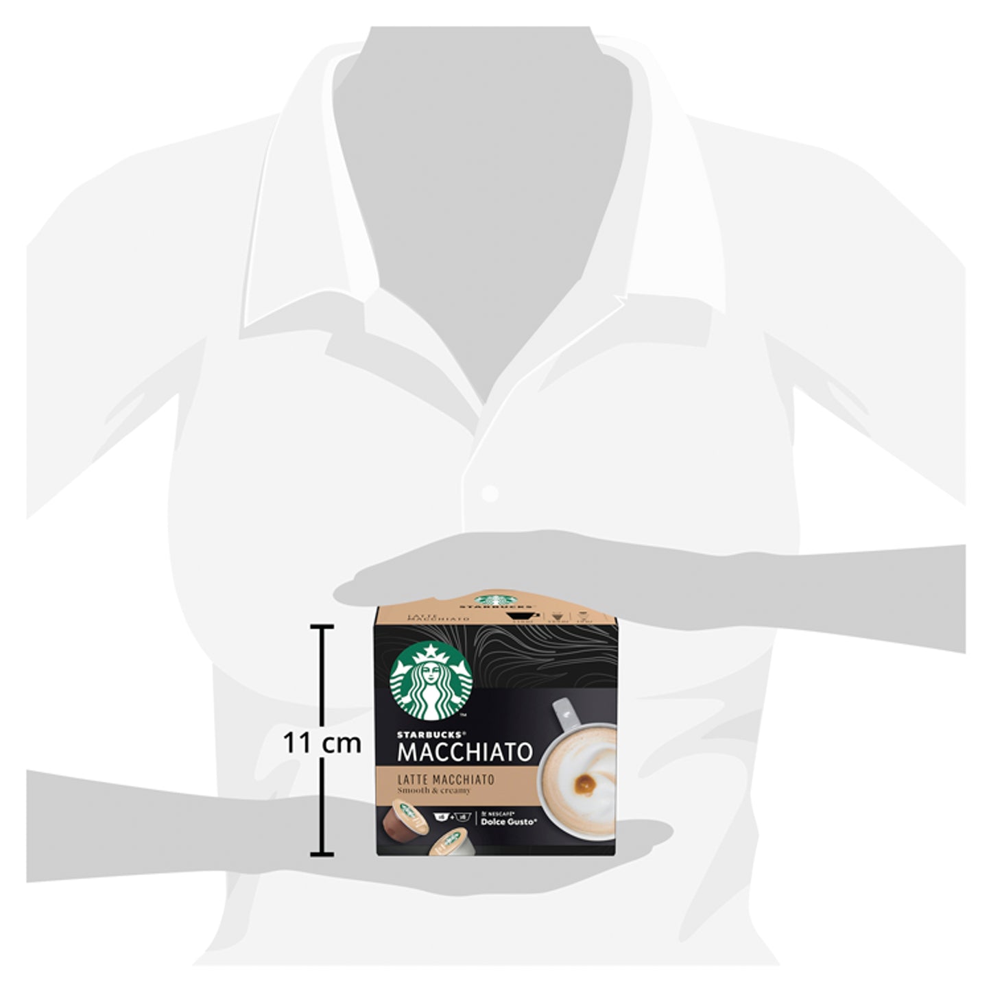 Nescafe Dolce Gusto Starbucks Latte Macchiato Coffee Pods (Pack of 36) 12397696