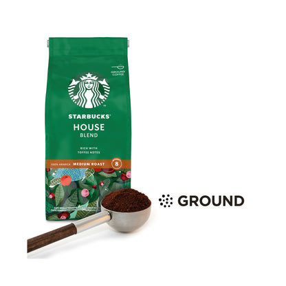 Starbucks House Blend Medium Roast Ground Coffee 200g 12400244