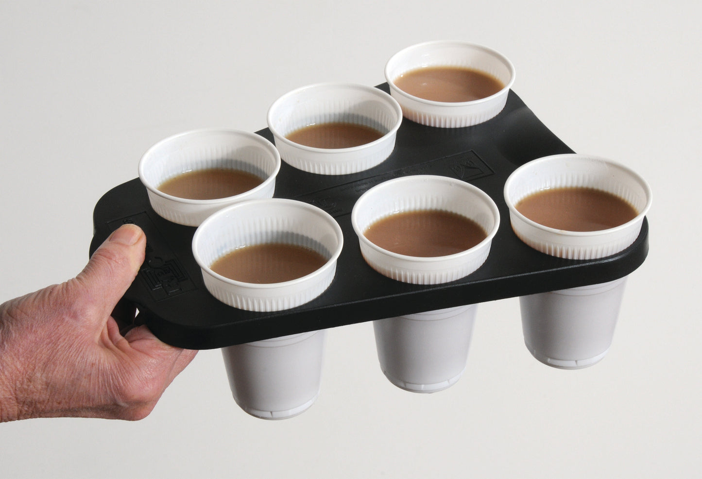 Acorn Vending Cup Tray Plastic x6 Cup Capacity Black DRINKTRAY