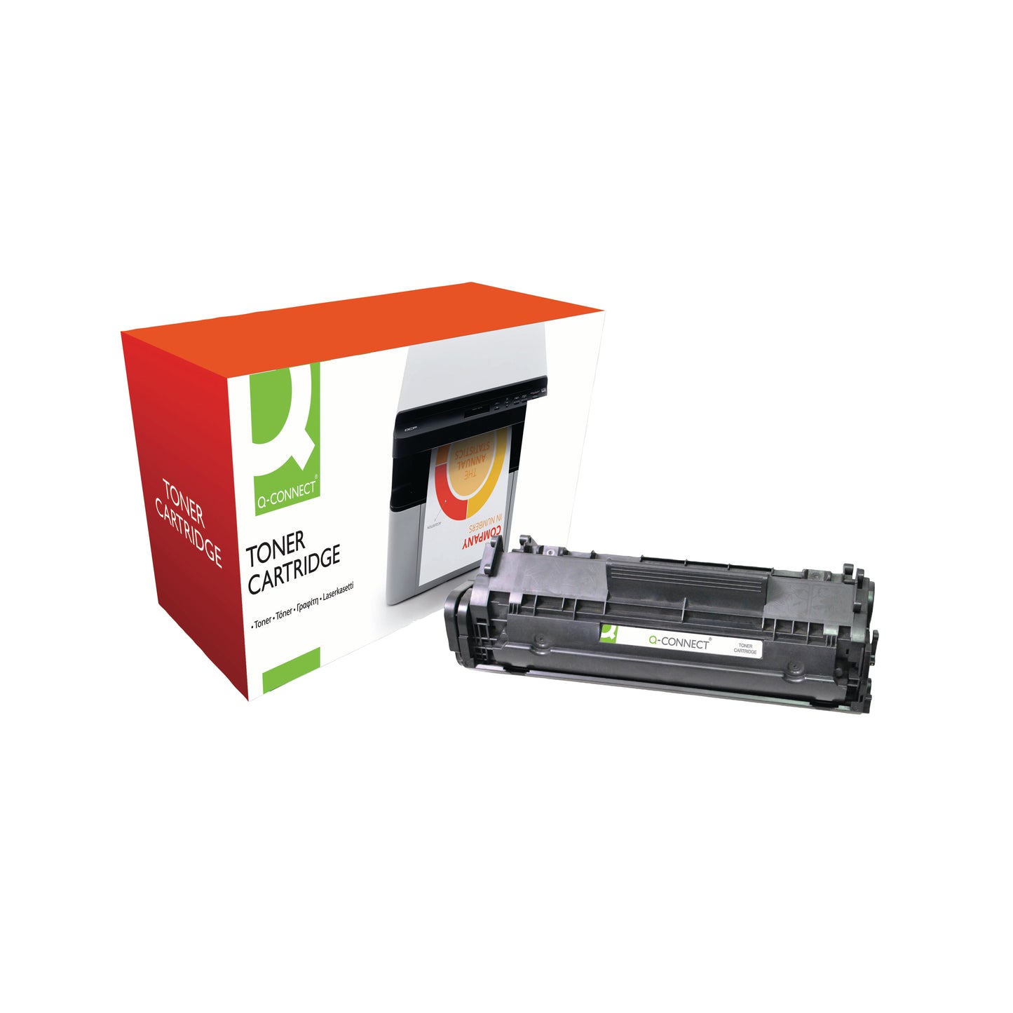 Q-Connect Compatible Solution HP 12A Black Laserjet Toner Cartridge Q2612A