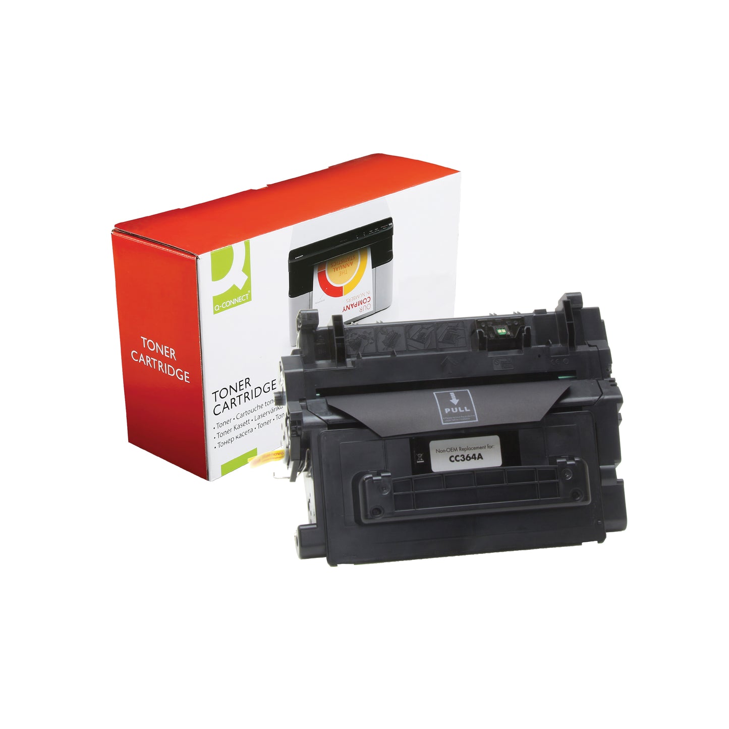 Q-Connect HP CC364A Remanufactured Toner Cartridge Black HEC36401B0222R