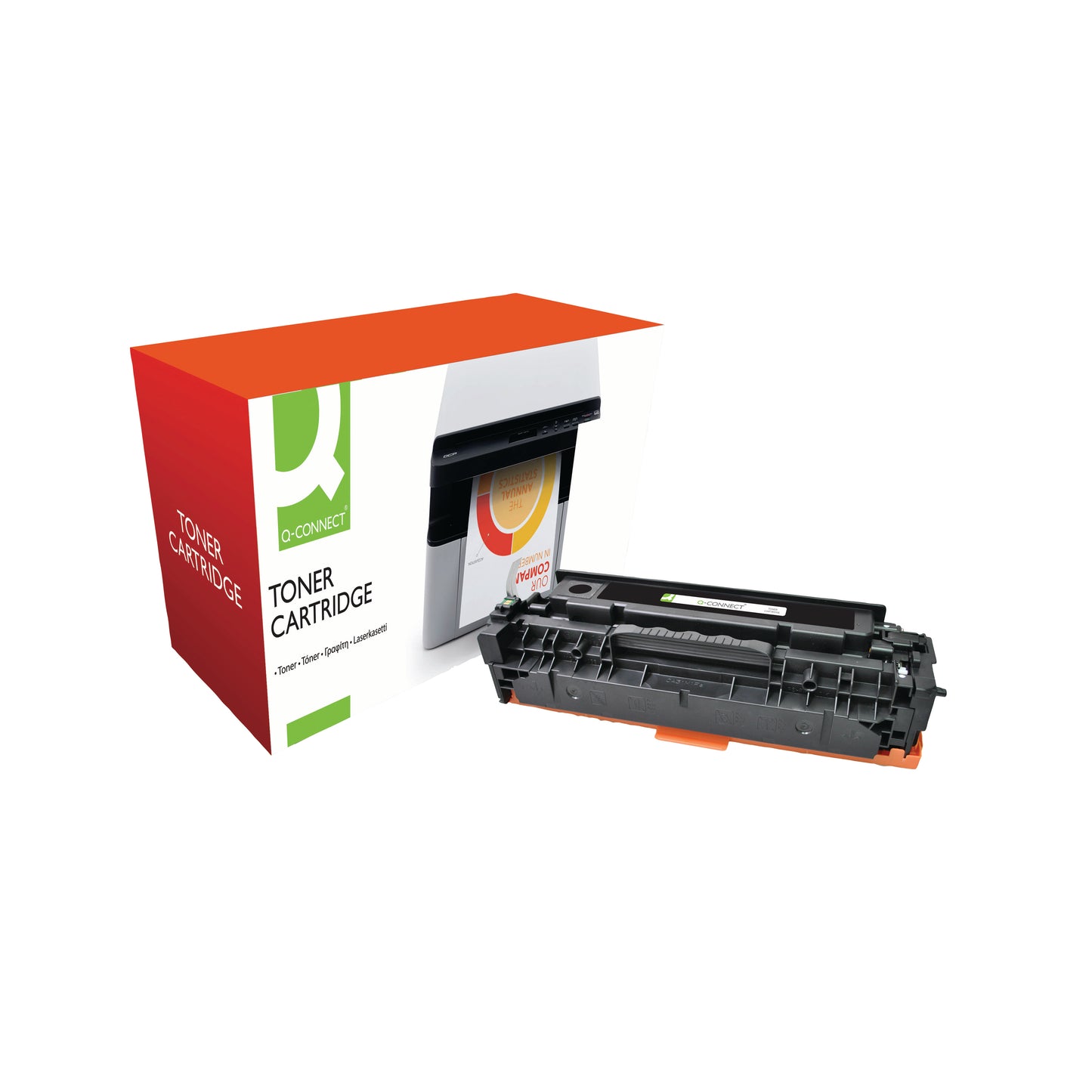 Q-Connect Compatible Solution HP 304A Black Laserjet Toner Cartridge CC530A