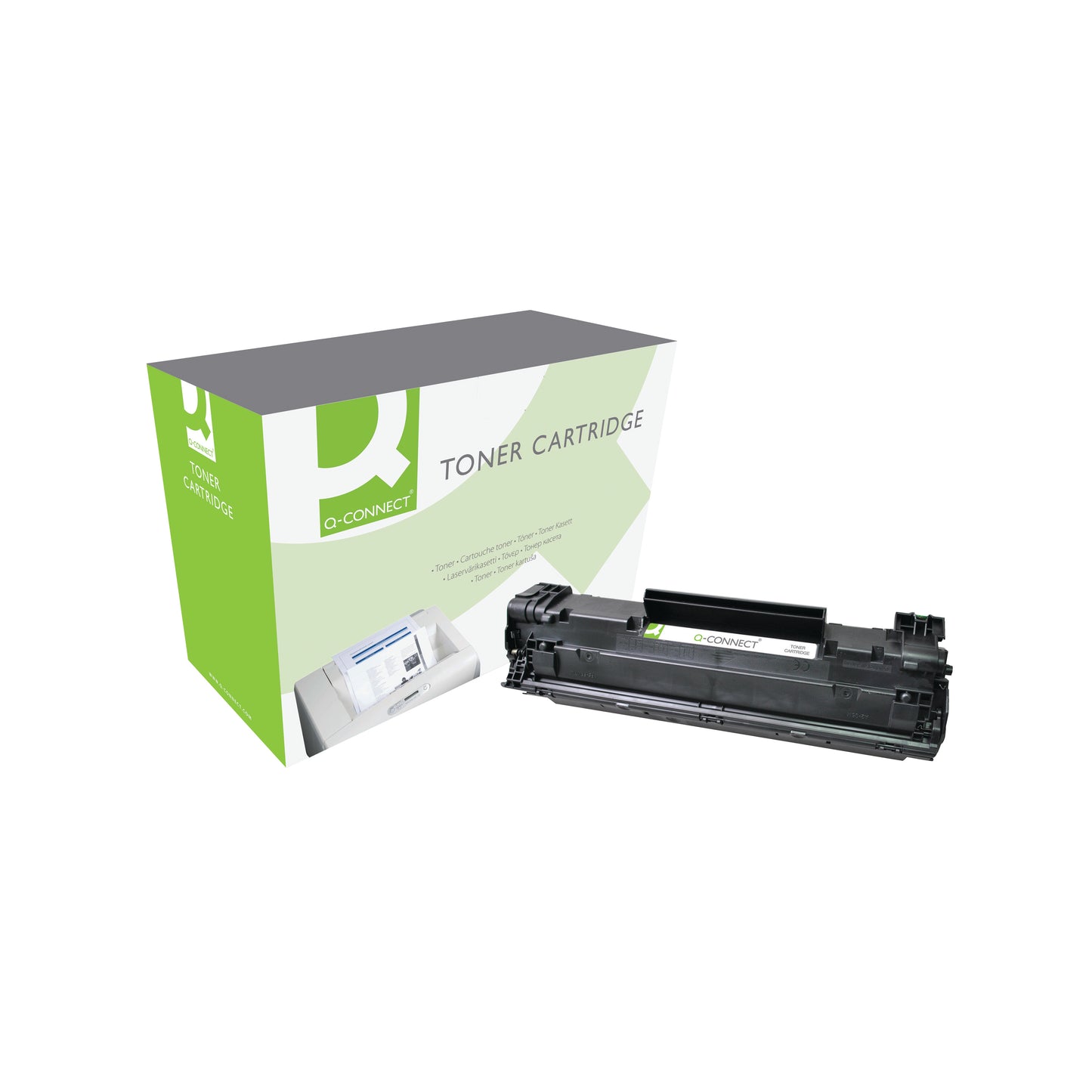 Q-Connect Compatible Solution HP 85A Black Laserjet Toner Cartridge CE285A