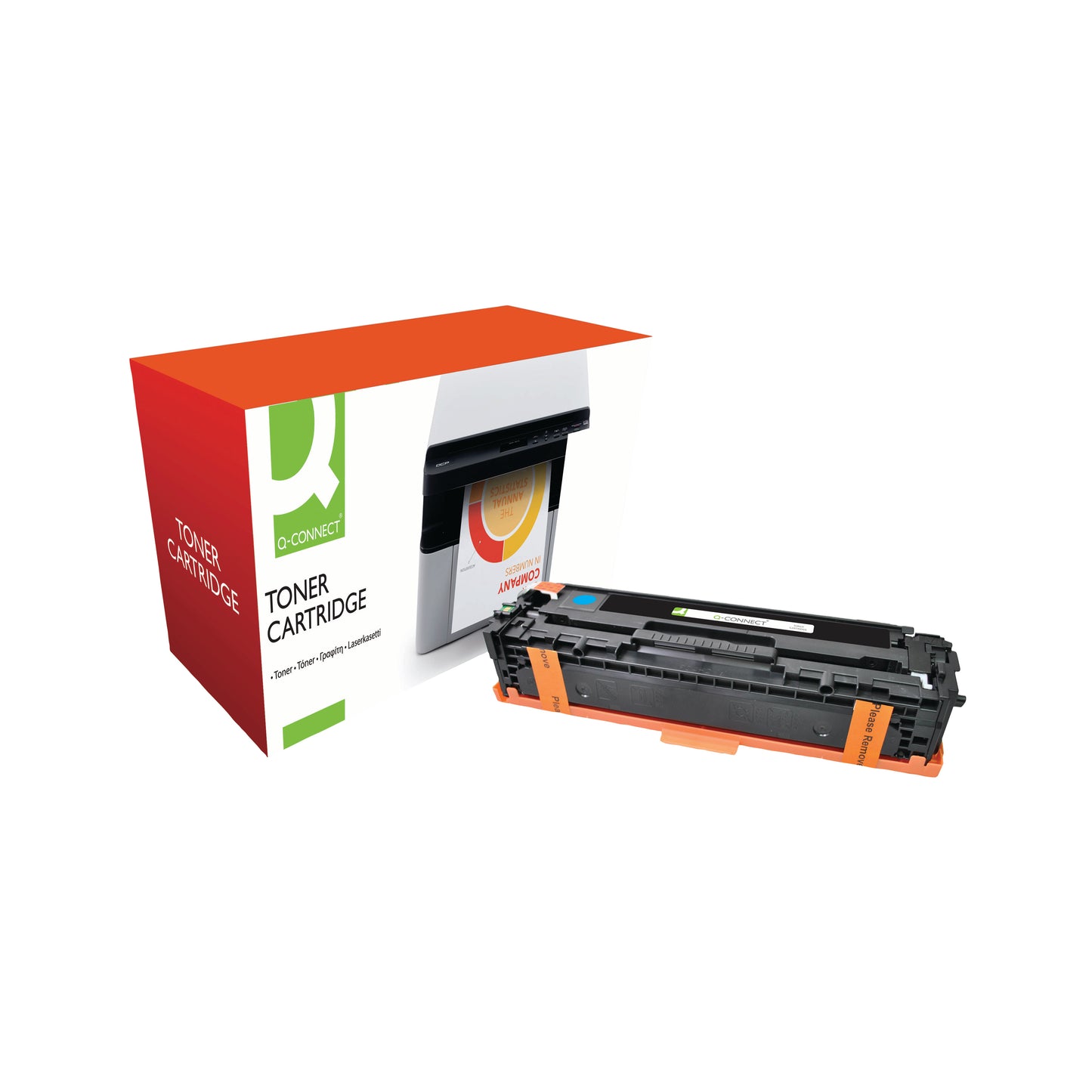 Q-Connect Compatible Solution HP 128A Cyan Laserjet Toner Cartridge CE321A