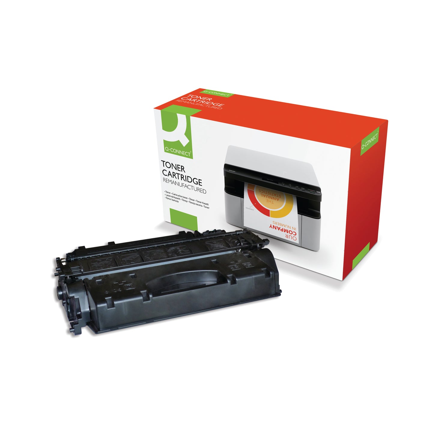 Q-Connect Compatible Solution HP 80X Black Laserjet Toner Cartridge High Capacity CF280X