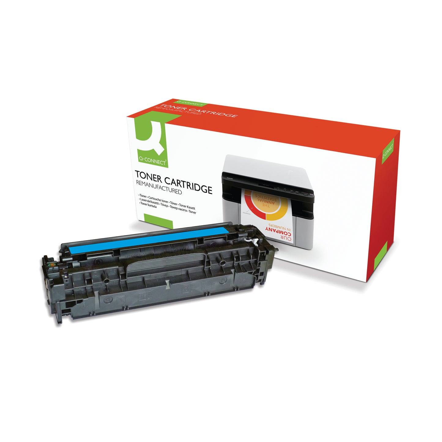 Q-Connect HP 312A Compatible Toner Cartridge Cyan CF381A-COMP