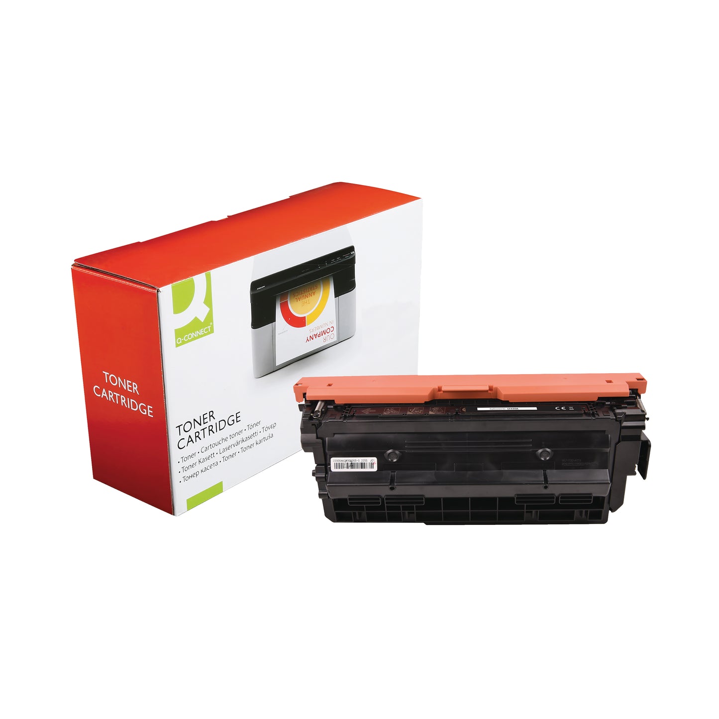 Q-Connect HP 655A Compatible Laserjet Toner Cartridge Black CF450A 655A