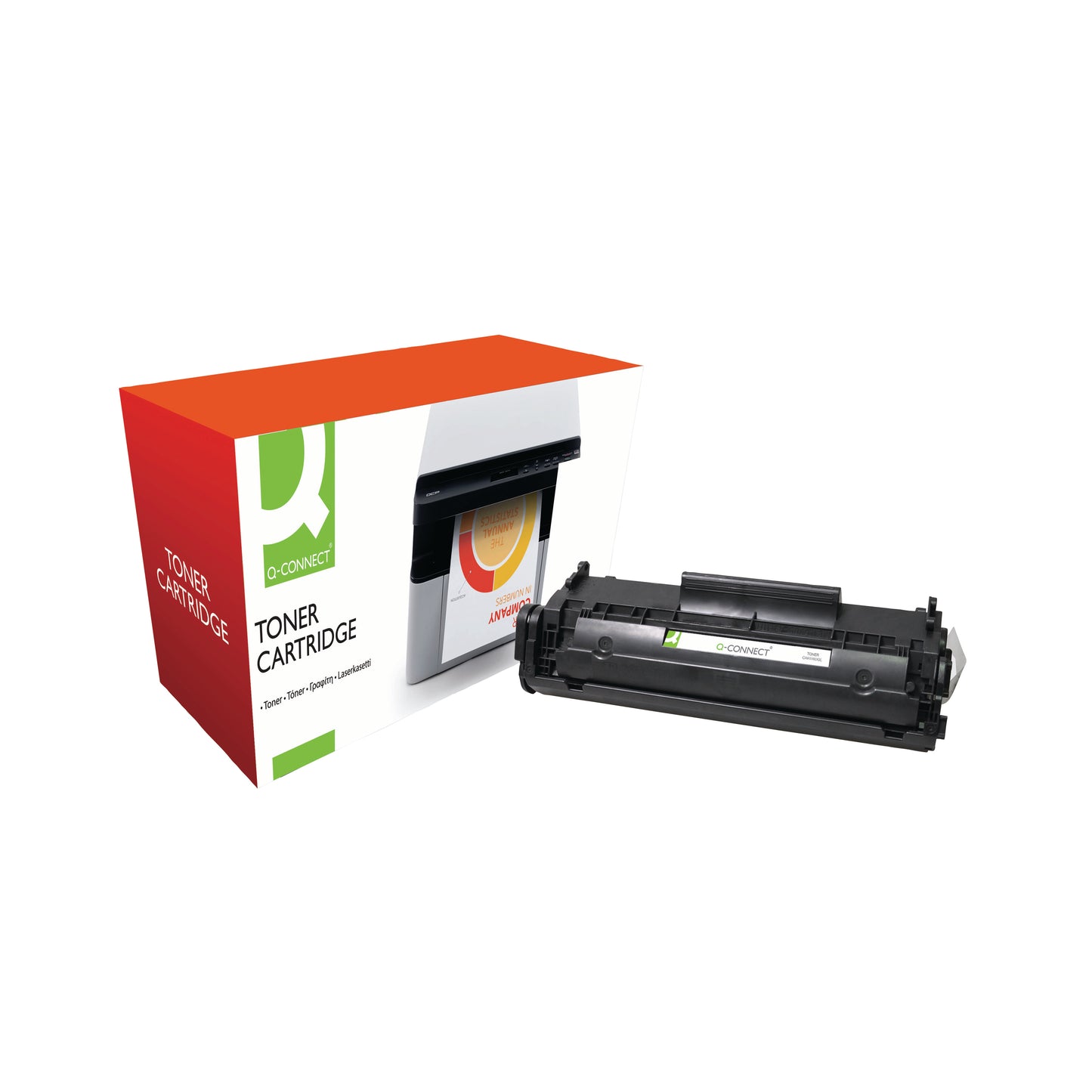 Q-Connect Compatible Solution Canon FX10 Black Toner Cartridge 0263B002