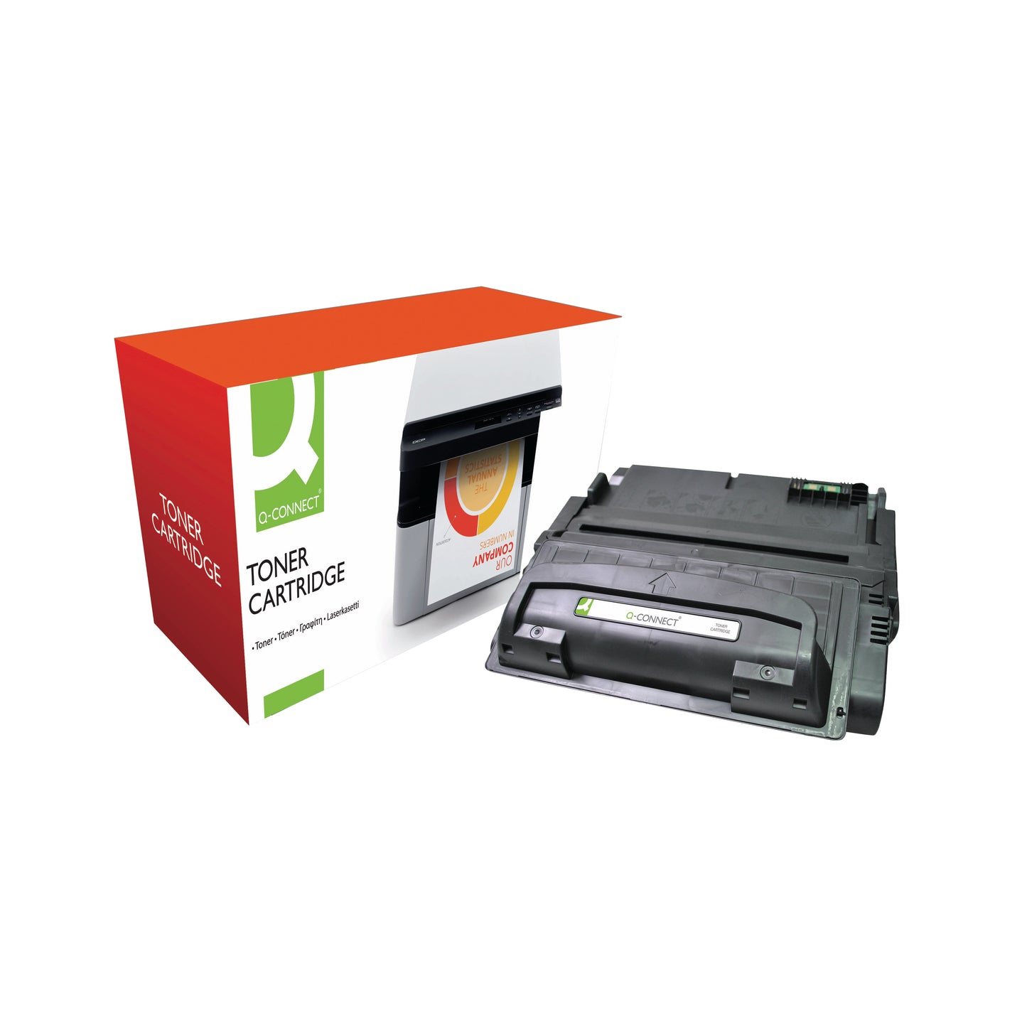 Q-Connect Compatible Solution HP 42A Black Laserjet Toner Cartridge Q5942A