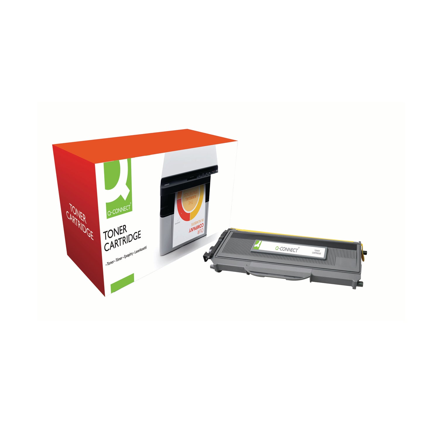 Q-Connect Brother TN-2120 Compatible Toner Cartridge High Yield Black TN2120-COMP