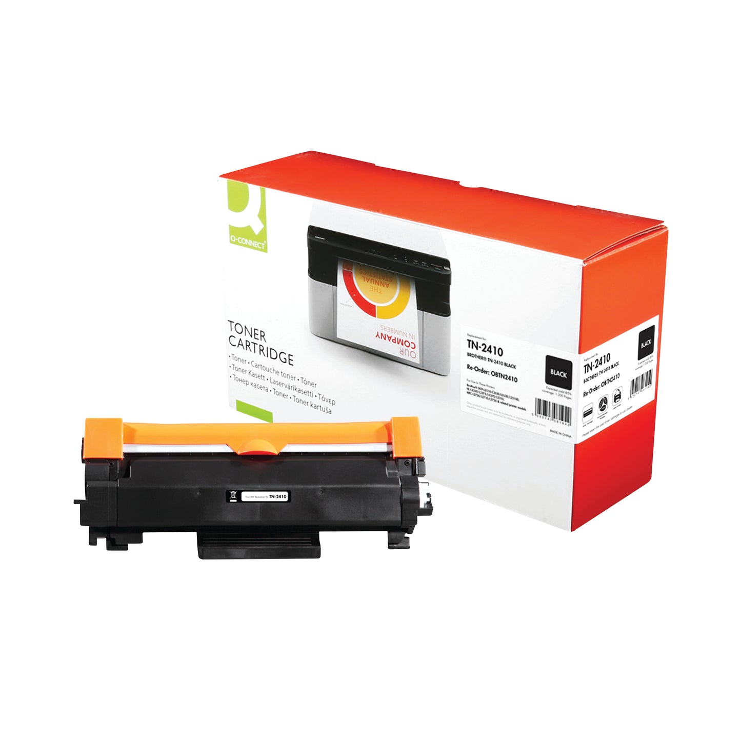 Q-Connect Brother TN-2410 Compatible Toner Cartridge Black TN-2410-COMP