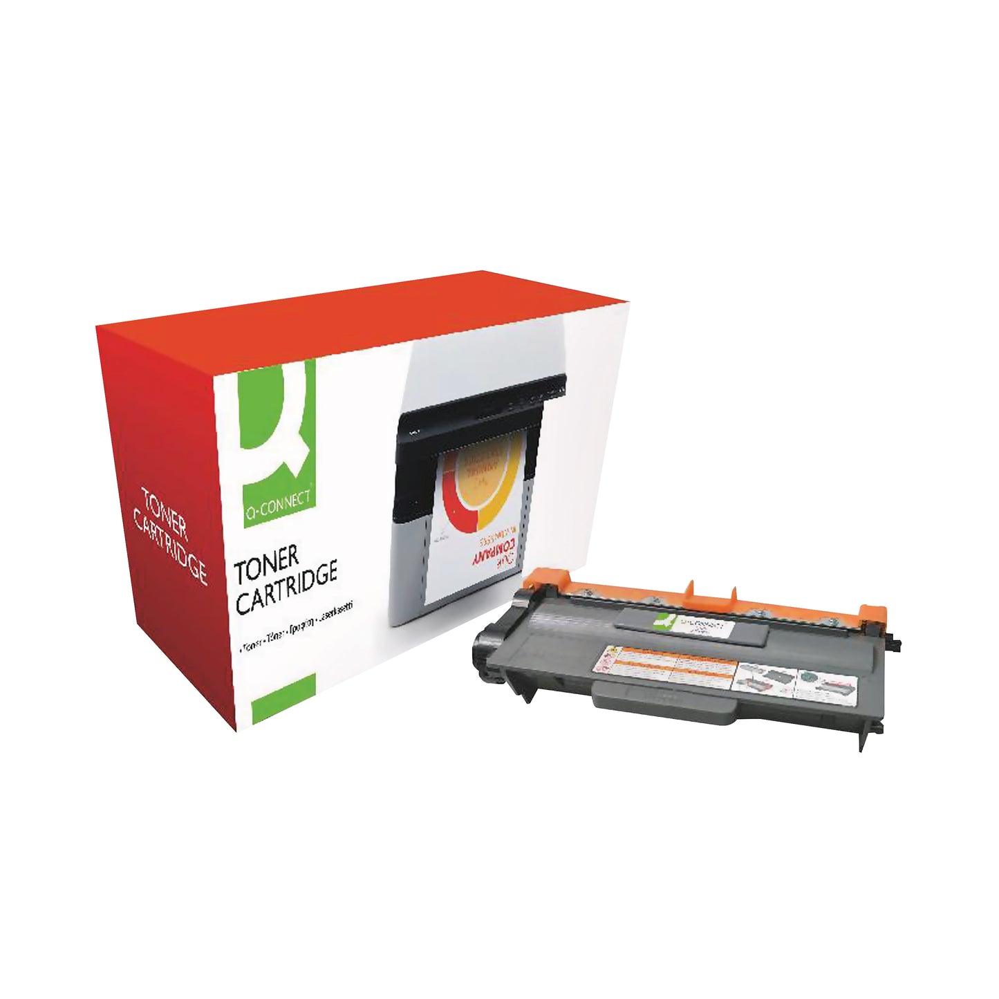 Q-Connect Brother TN-3480 Compatible Toner Cartridge Black TN-3480-COMP