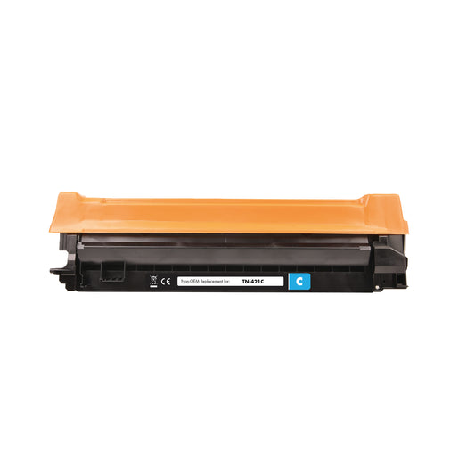 Q-Connect Brother TN-421C Compatible Toner Cartridge Standard Yield Cyan TN-421C-COMP