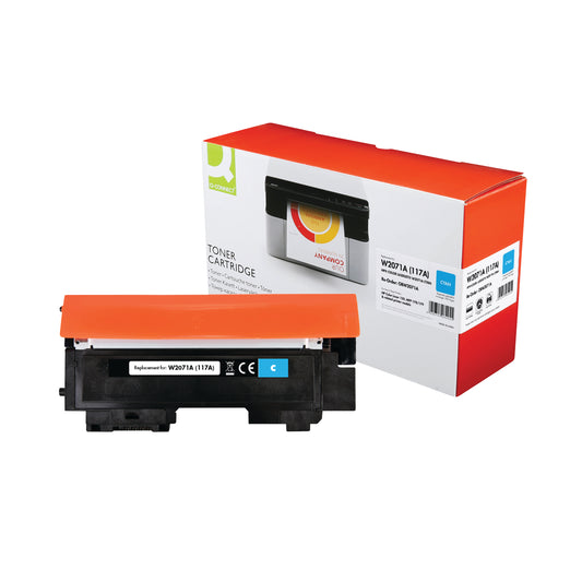 Q-Connect HP W2071A Toner Cartridge Cyan W2071A-COMP