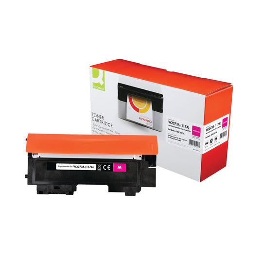 Q-Connect HP W2073A 117A Toner Cartridge Magenta W2073A-COMP