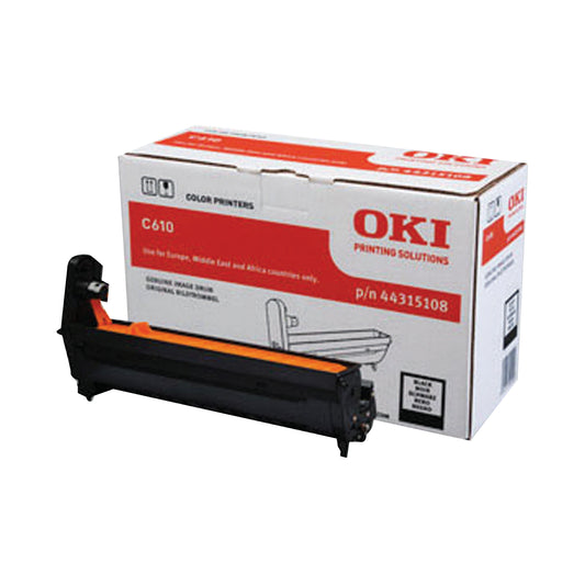 Oki C610 Black Image Drum 20K 44315108