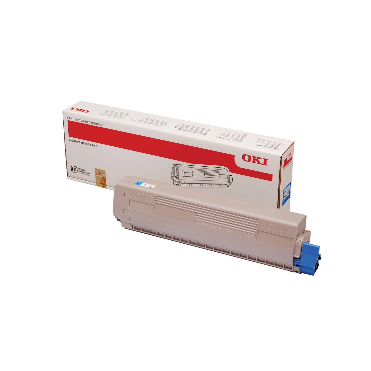 Oki MC853 MC873 7300 Pages Cyan Toner 45862839