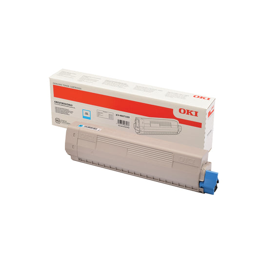 Oki C823 Cyan Toner 833 843 7k 46471103