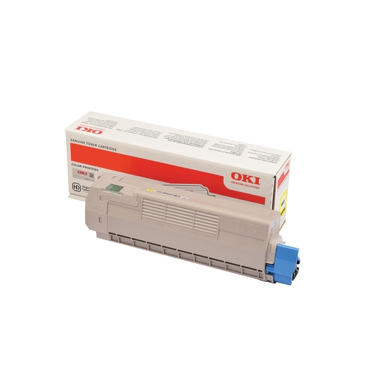 Oki C612 Yellow Laser Toner Cartridge (6000 page yield) 46507505