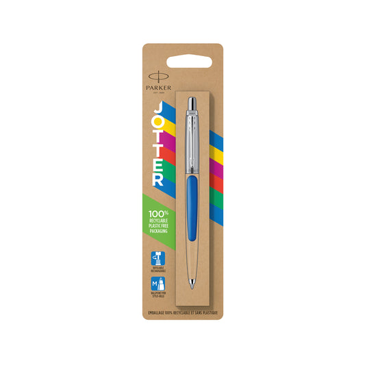 Parker Jotter Original Ballpoint Pen Medium Blue Barrel Blue Ink 2076052