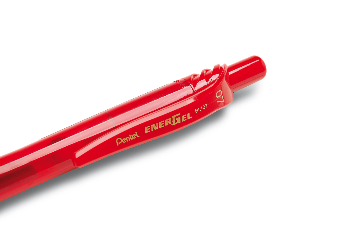 Pentel EnerGel X Retractable Gel Pen Medium Red (Pack of 12) BL107/14-B