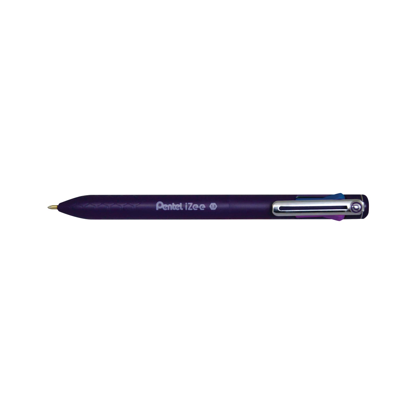 Pentel Izee 4 Colour Ballpoint Pen Assorted (Pack of 12) BXC470-DV-ACDV